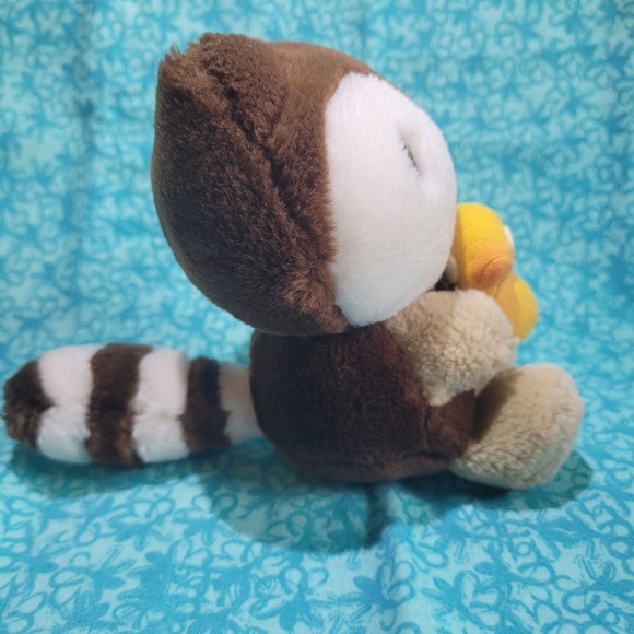 Rare Landry the Raccoon and Pea the Rubber Duck Sanrio Smiles plush 2000 - Picture 4 of 7